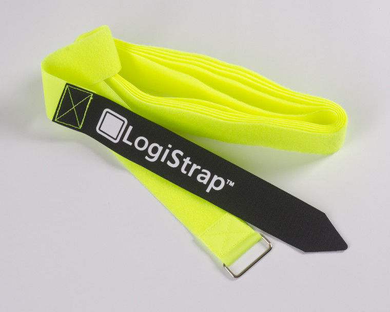 VELCRO® LOGISTRAP TM 4m Klettgurt mit Metallöse gelb