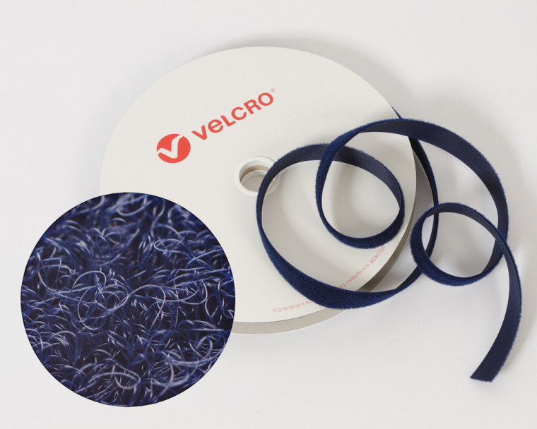 VELCRO®-Flauschband 30mm zum Aufnähen in Marineblau