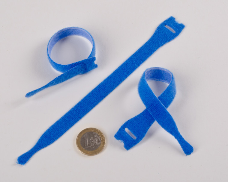 VELCRO® Klett-Kabelbinder 200mm blau 25 Stück