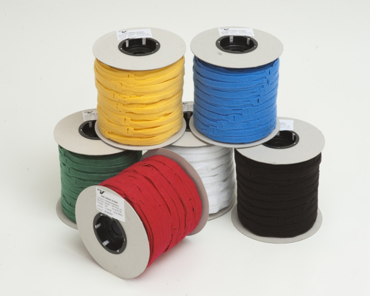 VELCRO® Klett-Kabelbinder 200mm grün 750 Stück Spule
