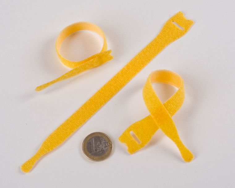VELCRO® Klett-Kabelbinder 200mm gelb 25 Stück