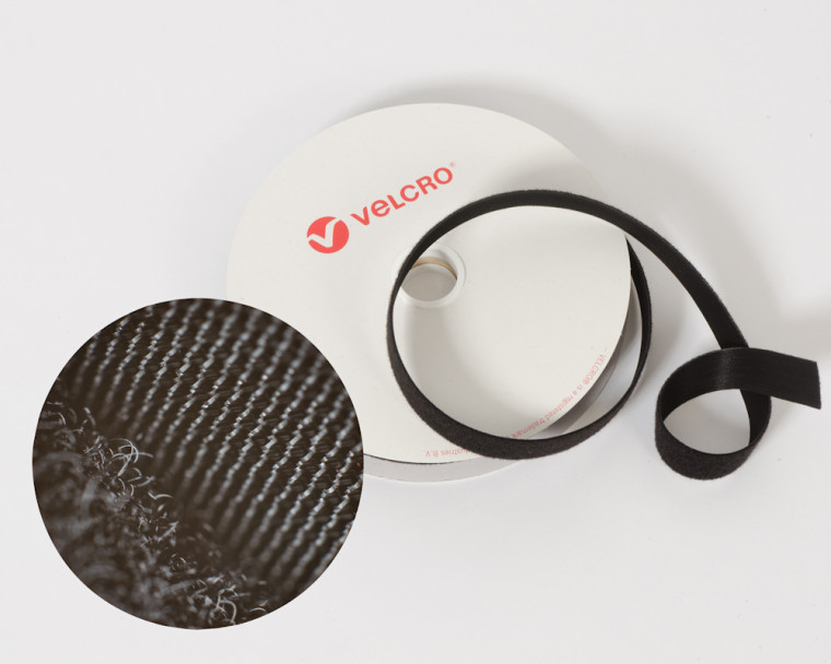 VELCRO® OneWrap® 16mm beidseitiges dünnes Klettband schwarz