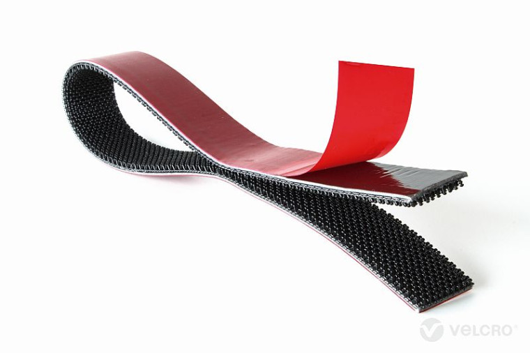 VELCRO®ALFA-LOK 25mm aktiver Pilzkopfverschluss 25mm selbstklebend mit 'Klick'