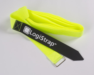 VELCRO® LOGISTRAP TM 2m Klettgurt mit Metallöse gelb