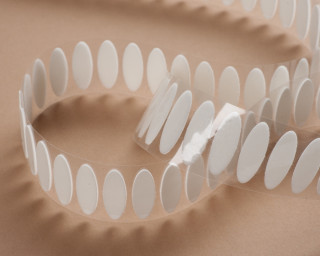 VELCRO® EASYCOIN® Rolle 3333 St. Klettovale 35x12mm weiss