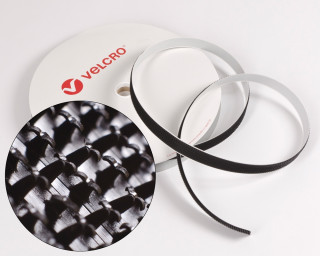 VELCRO® ULTRA-MATE® Hakenband MVA-8 25mm selbstklebend schwarz