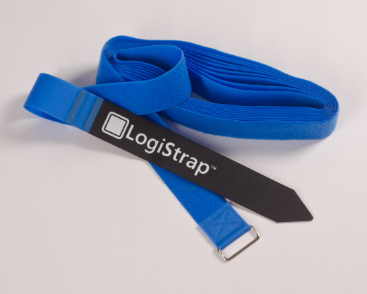 VELCRO® LOGISTRAP TM 7m Klettgurt mit Metallöse blau