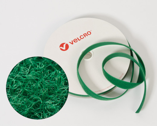 VELCRO®-Flauschband 20mm zum Aufnähen in Farbe Grün