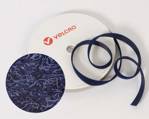 VELCRO®-Flauschband 20mm zum Aufnähen in Marineblau