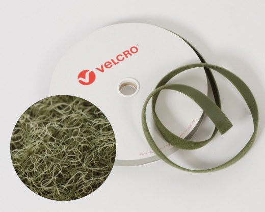 VELCRO®-Flauschband 50mm zum Aufnähen in Olivgrün/Military