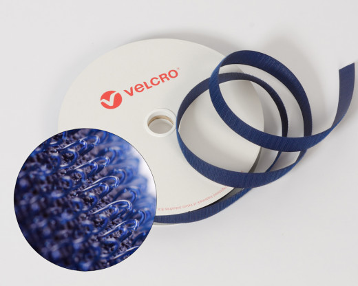 VELCRO®-Hakenband 100mm zum Aufnähen in Marineblau