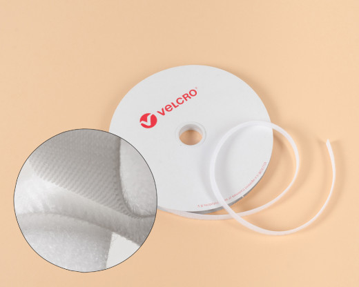 VELCRO® OneWrap® 20mm beidseitiges dünnes Klettband weiss